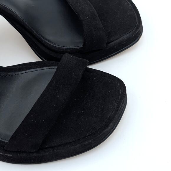 Circus NY Holmes Ankle Strap Block Heeled Sandal Women's Black Size US6 EU37 - Picture 8 of 10